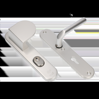 AMI Veiligheidsbeslag 250/50/15 Kt 72 Deurdikte 90/83 Re Deurkruk 369 Profielcilinder 72 F1 Deurdikte 38/42 Mm - 656435 - thumbnail