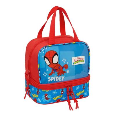 Lunchtrommel Spider-Man Blauw Rood 20 x 20 x 15 cm