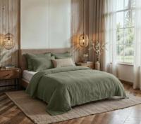 Dreamhouse Mousseline Mossy Groen 200 x 200/220 cm - thumbnail