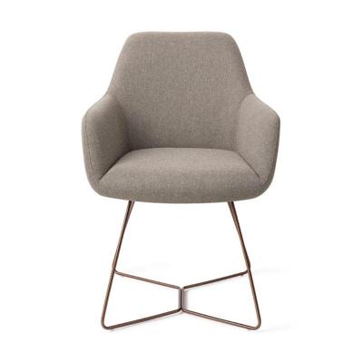 Jesper Home Eetkamerstoel 'Hiroo' Beehive Rose, kleur Foggy Fusion