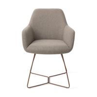 Jesper Home Eetkamerstoel 'Hiroo' Beehive Rose, kleur Foggy Fusion - thumbnail