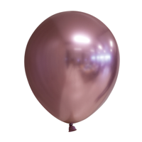 Chrome Ballonnen Roségoud 30cm (10st) - thumbnail