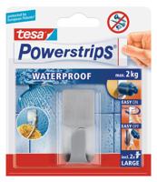 tesa POWERSTRIPS® Waterproof haak Metaal Inhoud: 1 stuk(s) - thumbnail