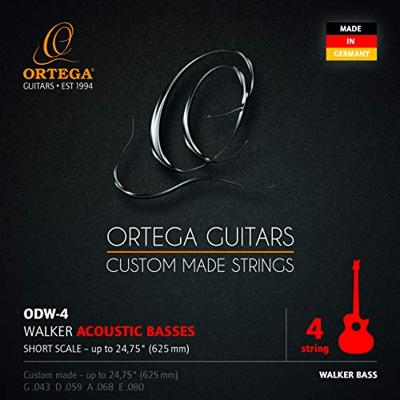 Ortega ODW-4 snarenset akoestische short scale basgitaar
