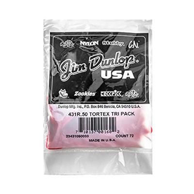 Dunlop Tortex Triangle .50mm plectrum rood