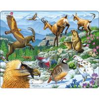 Selecta Larsen legpuzzel dieren - alpen, 55st. - thumbnail
