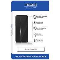 Pedea 50170098 50170098 Screenprotector (glas) Apple iPhone 15 1 stuk(s) Anti-vingerafdruk - thumbnail