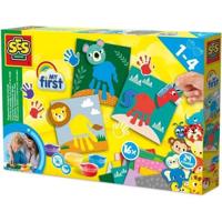 SES my first - vingerverf handafdruk dieren - thumbnail