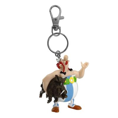 Asterix Keychain Obelix Carrying a Boar 14 cm Asterix Keychain Obelix Carrying a Boar 14 cm