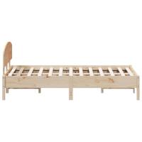 Bedframe zonder matras massief grenenhout 140x200 cm - thumbnail