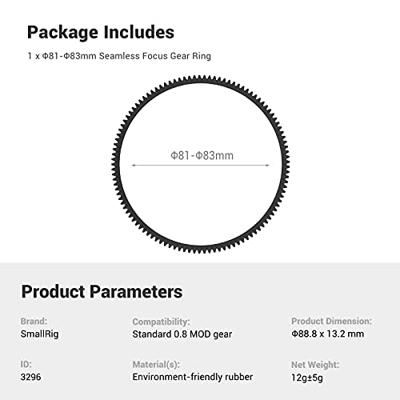 SmallRig 3296 F81-F83 Seamless Focus Gear Ring