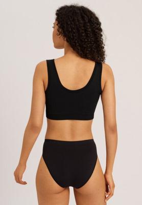 HANRO Lingerie Touch FeelingCrop Top PADDED zwart 071806