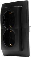 Kopp 941150080 Wandcontactdoos Inzetstuk Paris Zwart (mat) 1 stuk(s) - thumbnail