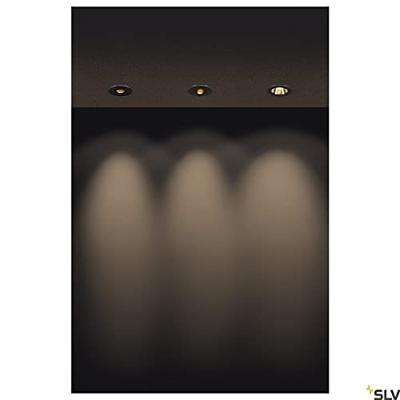 SLV 114480 LED-inbouwlamp 12 W Zwart (mat)