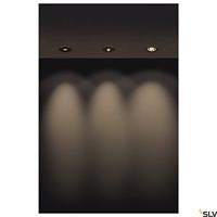 SLV 114480 LED-inbouwlamp 12 W Zwart (mat) - thumbnail