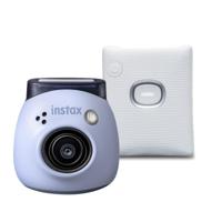 Fujifilm INSTAX PAL digital camera, Lavender Blue + printer SQUARE Link, White - thumbnail