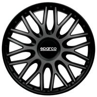 4-Delige Sparco Wieldoppenset Roma 16-inch grijs/zwart SP1696GRBK - thumbnail