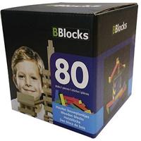 BBlocks bouwplankjes kleur, 80dlg. - thumbnail