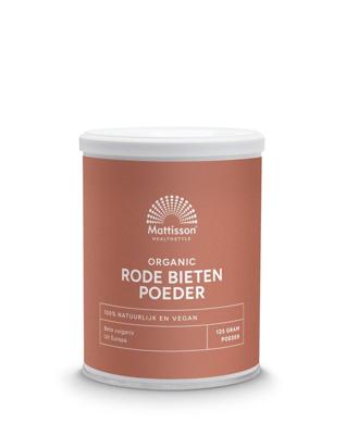 Mattisson Rode bieten poeder - beta vulgaris biologisch 125 Gram