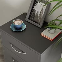 Monzana Bureaustoel - draaistoel - kruk - met - gestoffeerde - zitting - in - zwart - thumbnail