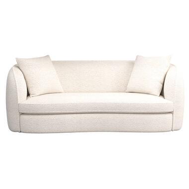 Bank Enzio 3,5-zits - stof Wales - crème - Leen Bakker