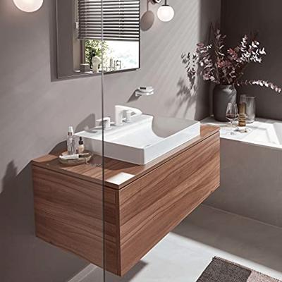 Wastafelmengkraan HansGrohe Vivenis 3-gats 90 Met Trekwaste Mat Wit - thumbnail