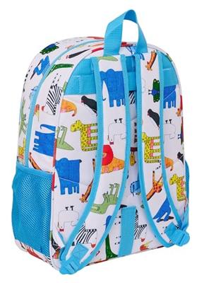 Schoolrugzak Algo de Jaime Wit 33 x 42 x 14 cm