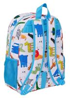 Schoolrugzak Algo de Jaime Wit 33 x 42 x 14 cm - thumbnail