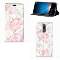 Huawei Mate 10 Lite Smart Cover Lovely Flowers - thumbnail