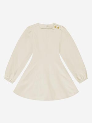 Nik&Nik winter jurk meisjes - zand - Eliza