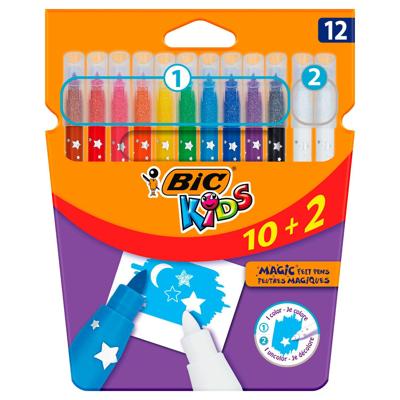 BIC kids kleuren & uitwissen, 10 + 2 gratis