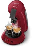 Philips hd6553/80 senseo original koffiepadapparaat rood - thumbnail