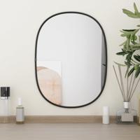 VidaXL Wandspiegel 40x30 cm zwart - thumbnail