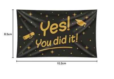 Paperdreams XXL Gevel vlag - You did it! - thumbnail