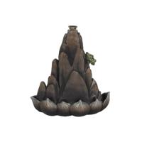 Backflow Wierook Houder Bronskleurige Berg Polyresin (18 cm) - thumbnail