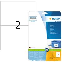 Etiket HERMA 8636 210x148mm A4 premium wit 20stuks - thumbnail