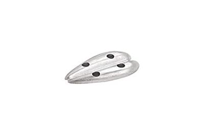 Ánodos para flaps TEN00202 - ANODO OVAL DOBLE ZINC 66X116MM