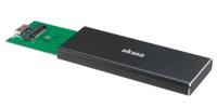 Akasa USB 3.1 Gen1 aluminium enclosure for M.2 (NGFF) SSD Zwart - thumbnail