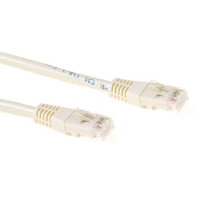 ACT IB1002 CAT6A U/UTP LSZH Patchkabel - Ivoor - 2 meter