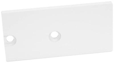 Barthelme 62399536_9010 BARdolino Muro Eindkappen-set Aluminium (l x b x h) 2 x 18.4 x 37.3 mm 2 stuk(s)