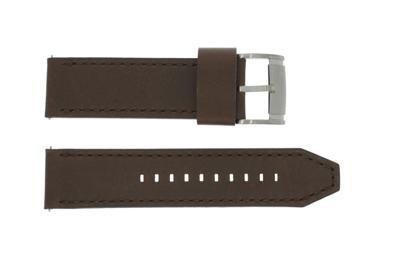 Horlogeband Fossil ME1122 Leder Bruin 24mm