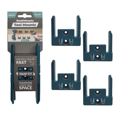 StealthMounts TM-MK18-BLU-4 Machinehouder voor Makita LXT | Blauw | 4-pack - TM-MK18-BLU-4