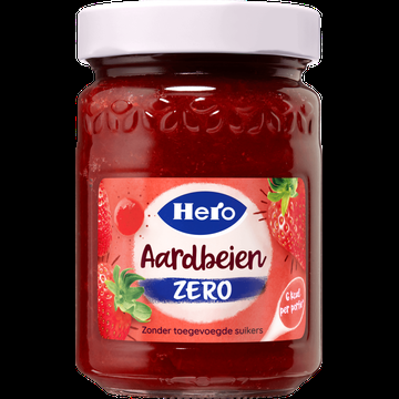 Hero Jam Zero Aardbeien 300 g bij Jumbo Hero Jam Zero Aardbeien 300 g bij Jumbo