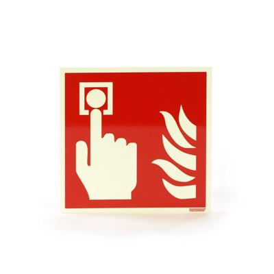 Brandmelder fotoluminescerend & zelfklevend - 150 x 150 - Brandmelder fotoluminescerend & zelfklevend - 150 x 150 -