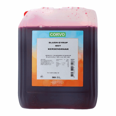 Corvo slush siroop kersen (5 liter)