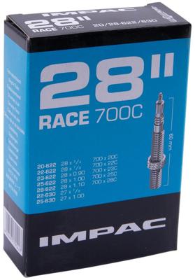 IMPAC Imp binnenband (by schwalbe) sv28 race, 28x1 etrto 20/28-622/630, ventiel: frans 60mm