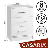 Monzana Bureaustoel - draaistoel - kruk - met - gestoffeerde - zitting - in - zwart - thumbnail