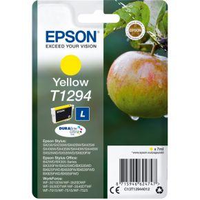 Epson inktcartridge T1294, 515 pagina's, OEM C13T12944012, geel Epson inktcartridge T1294, 515 pagina's, OEM C13T12944012, geel