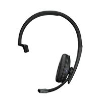 EPOS BLUETOOTH WIRELESS On Ear headset Bluetooth Mono Zwart Noise Cancelling Volumeregeling, Microfoon uitschakelbaar (mute) Computer - thumbnail