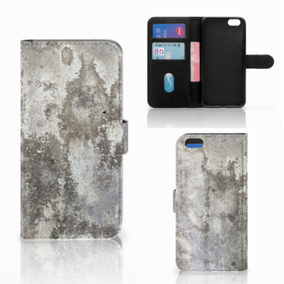 Apple iPhone 7 Plus | 8 Plus | Bookcase | Beton Print